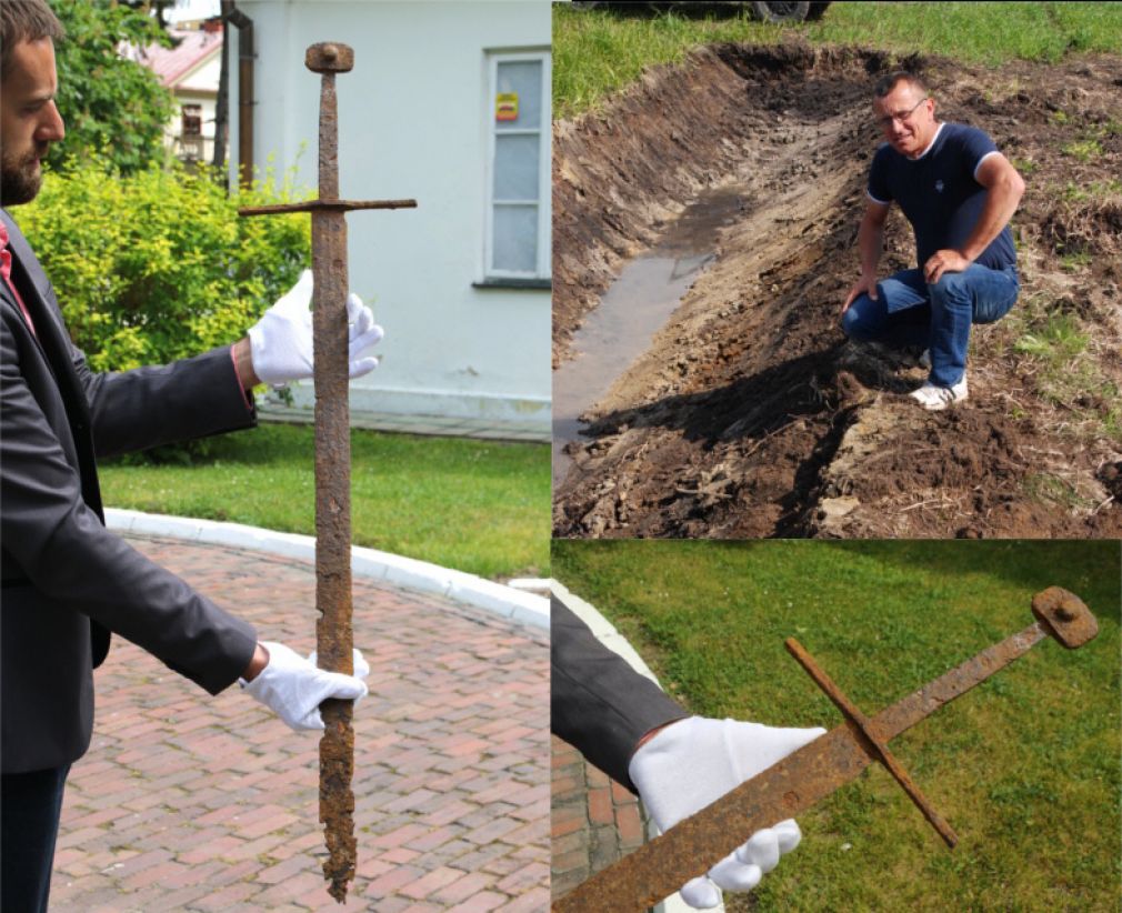 Miecz odkryto podczas prac w gminie Mircze, foto: www.muzeum-hrubieszow.com.pl