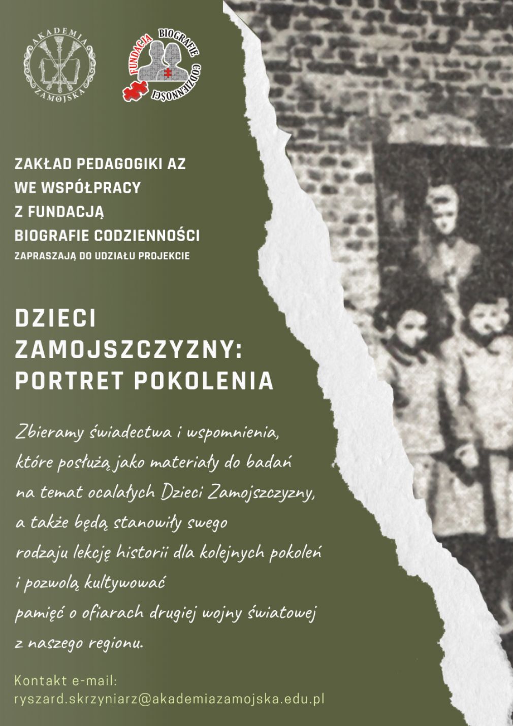 Plakat, materiał nadesłany