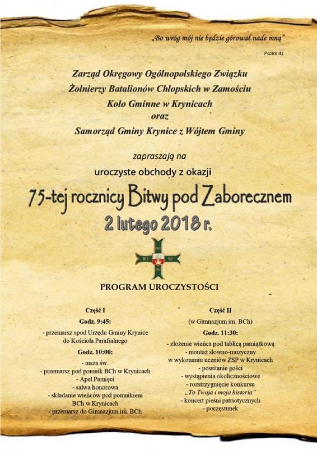 Plakat, źródło: materiał nadesłany