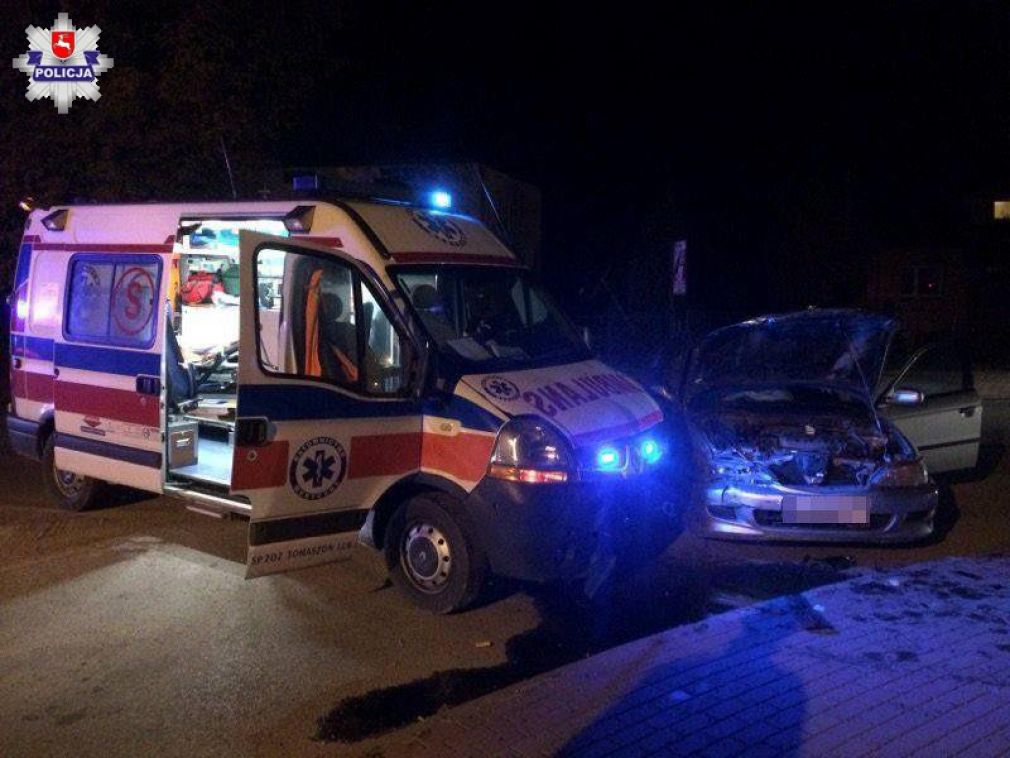 Wyglądało groźnie, na szczęście nikomu nic się nie stało, foto: Policja