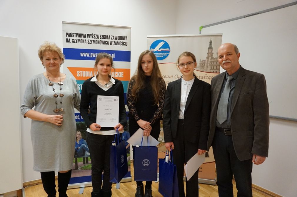 Finaliści IX Zamojskiego Dyktanda, foto: materiał nadesłany