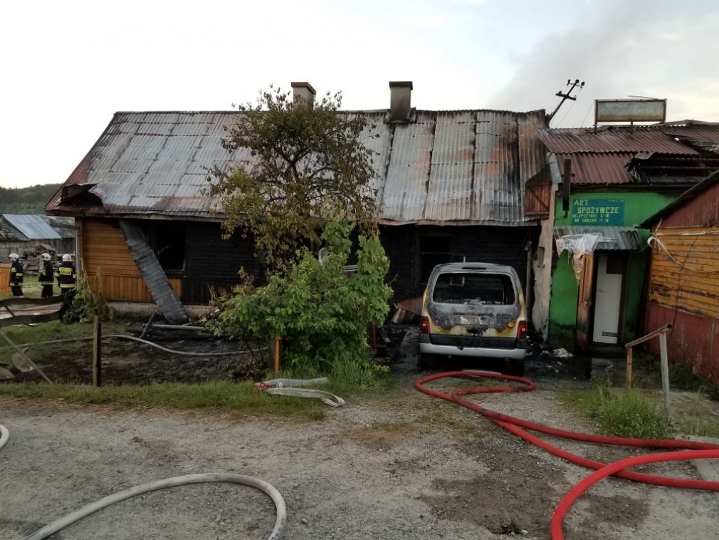 Akcja gaśnicza trwała 5 godzin, foto: PSP Zamość