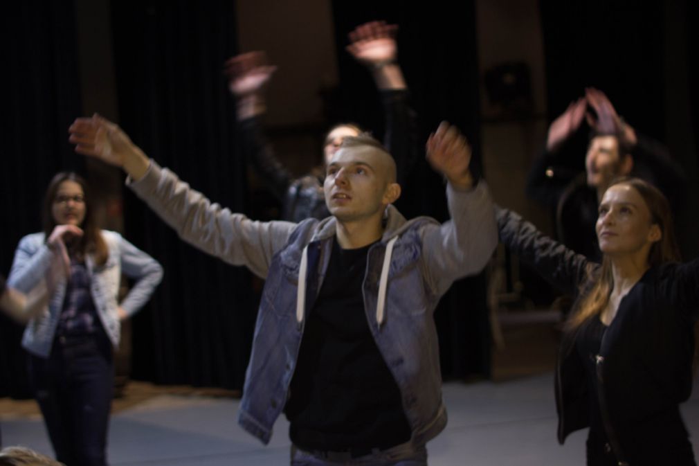 Casting do spektaklu teatralnego, który powstaje w Zamościu, foto: Adrian Pasierbiewicz, materiał nadesłany