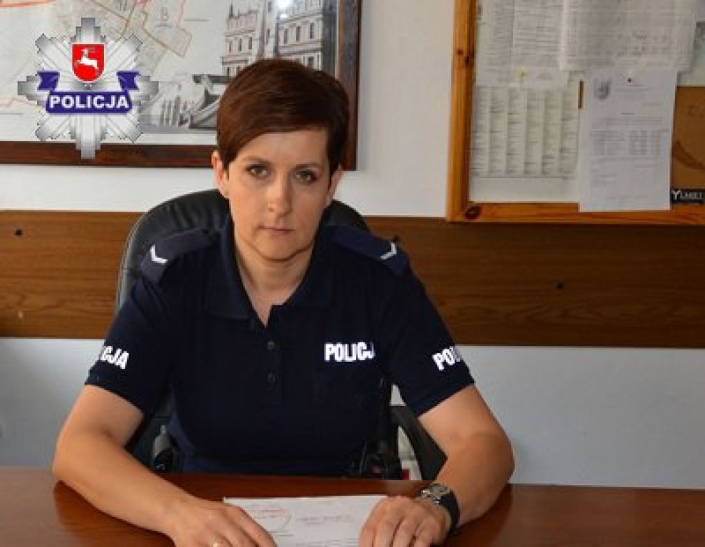 Sierż. Aneta Baranowska jest laureatką tegorocznej edycji plebiscytu na najbardziej rozpoznawalnego dzielnicowego w Zamościu, foto: Policja