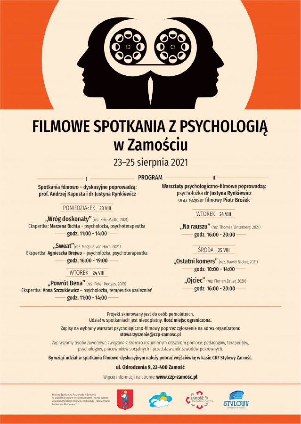 Filmowe Spotkania z Psychologią w Zamościu