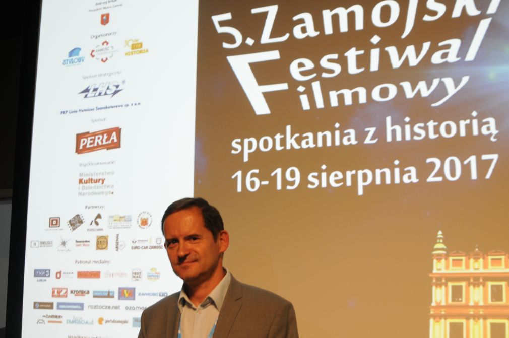 Piotr Legutko - dyrektor TVP Historia na Zamojskim Festiwalu Filmowym, foto: materiał redakcyjny