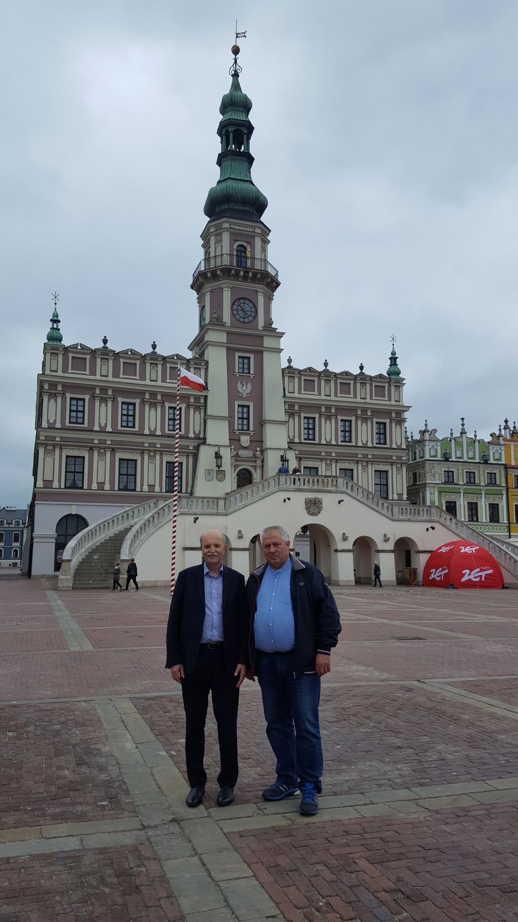 Rektorzy obu uczelni podczas zwiedzania Starówki, foto: materiał nadesłany