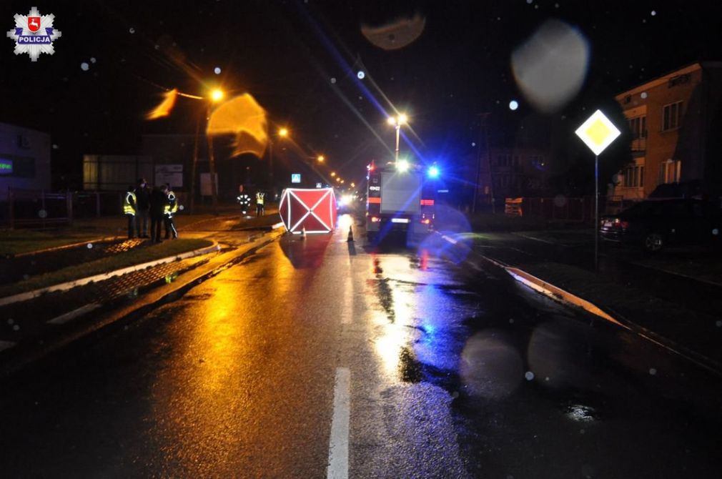 Na ul. Dwernickiego w Hrubieszowie potrącona została 59-letnia mieszkanka miasta, foto; Policja