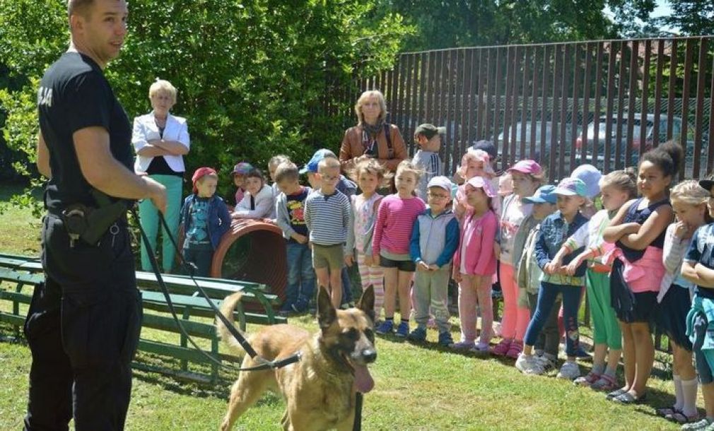 Komendę odwiedziło w sumie ponad 350 przedszkolaków, foto: Policja