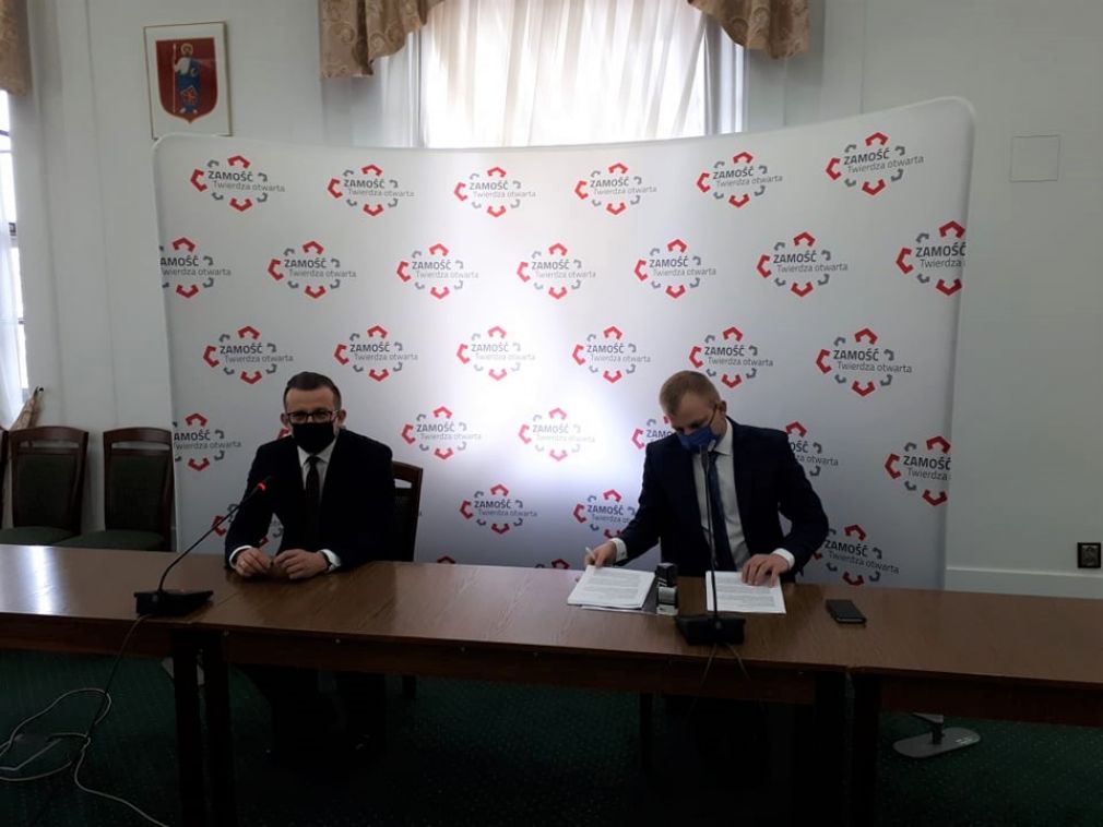 Podpisanie umowy, foto: UM Zamość