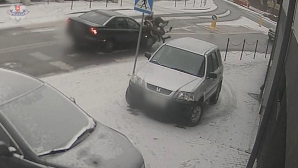 Poszkodowane 16 latki zostały przewiezione do szpitala,foto: Policja