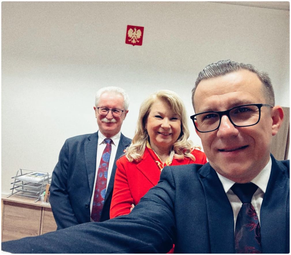Prezydent Zamościa, Andrzej Wnuk przedstawił dzisiaj nową dyrektor na swoim facebookowym profilu, foto: FB Andrzeja Wnuka