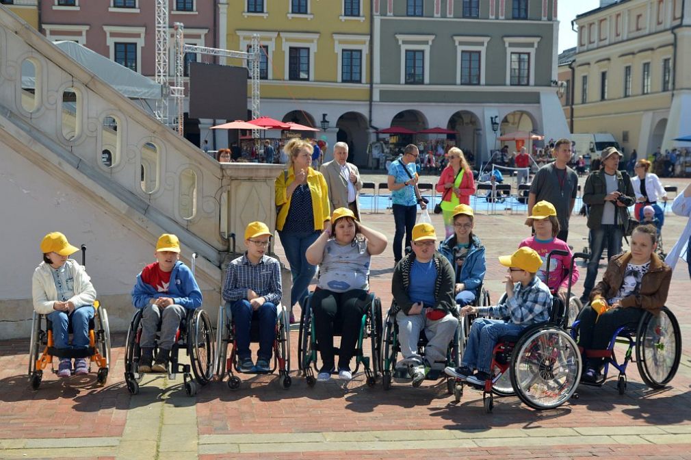 Podobny happening odbył się na zamojskiej starówce w 2016, fot.Paweł Nowak (archiwum, zdjęcie poglądowe)