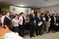 W środę przedstawiciele lokalnych społeczności gminy uczestniczyli w konferencji prasowej, fot. Szymon Łyciuk