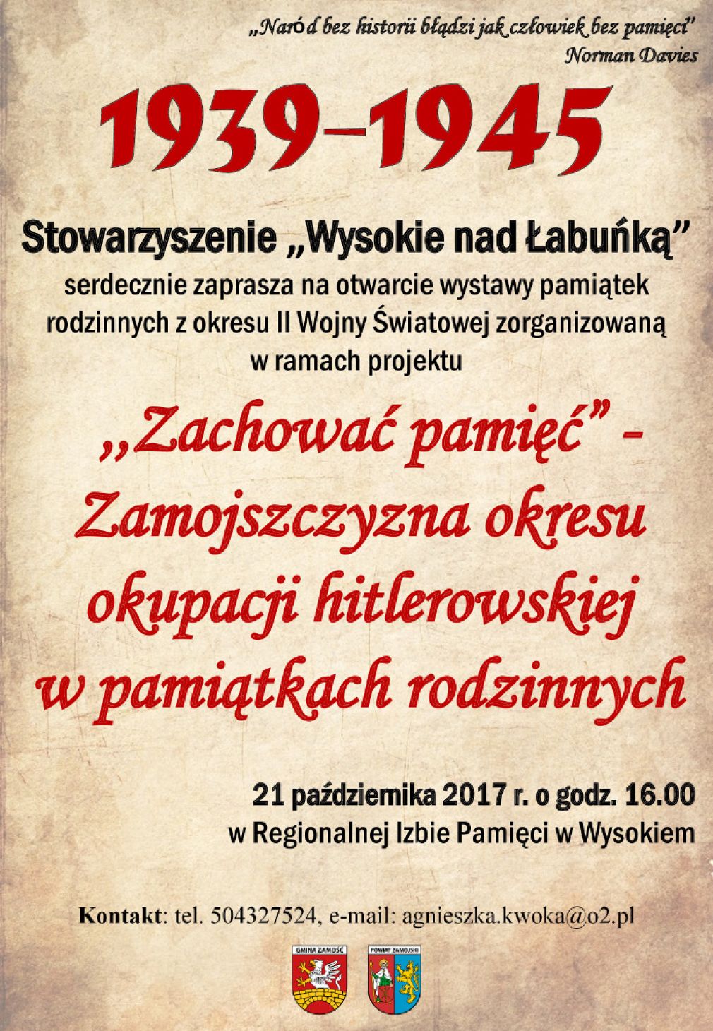 Plakat, źródło: materiał nadesłany