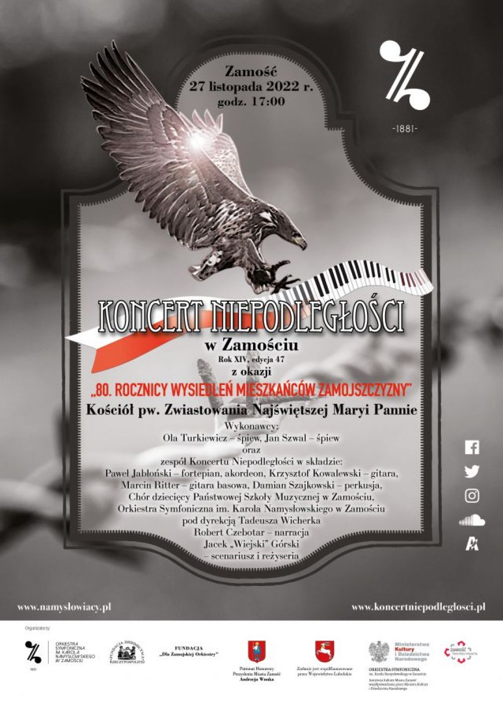 Plakat, materiał nadesłany