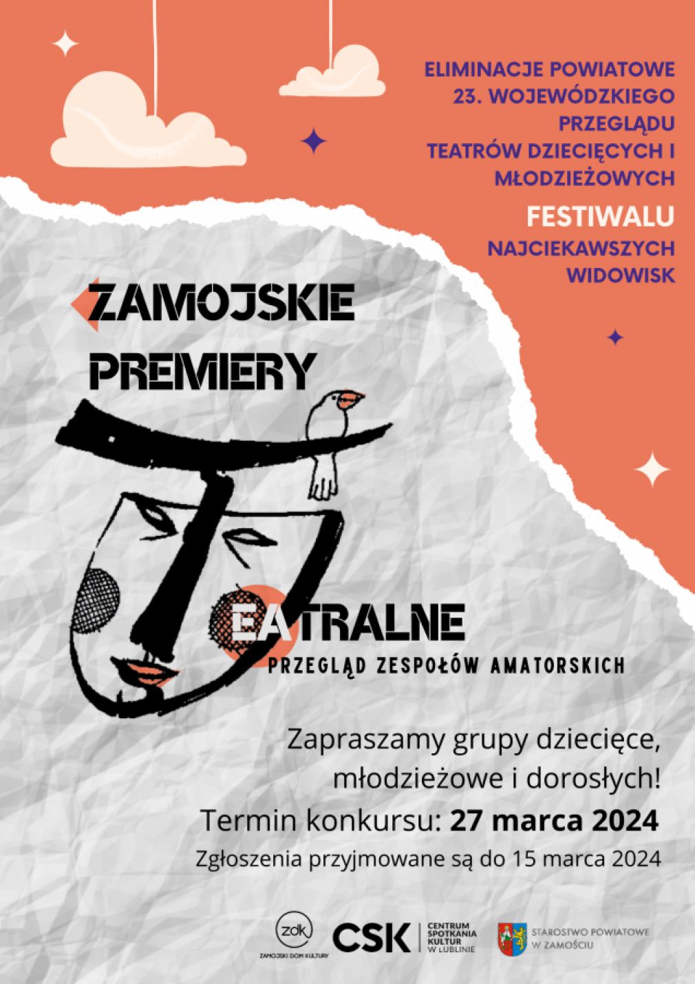 Plakat, materiał nadesłany