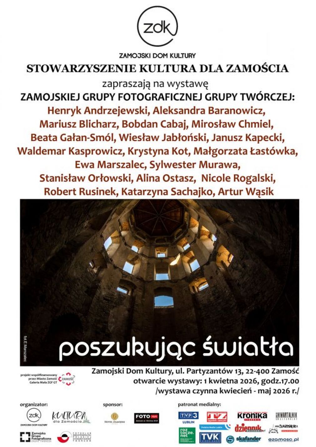 Plakat, materiał nadesłany