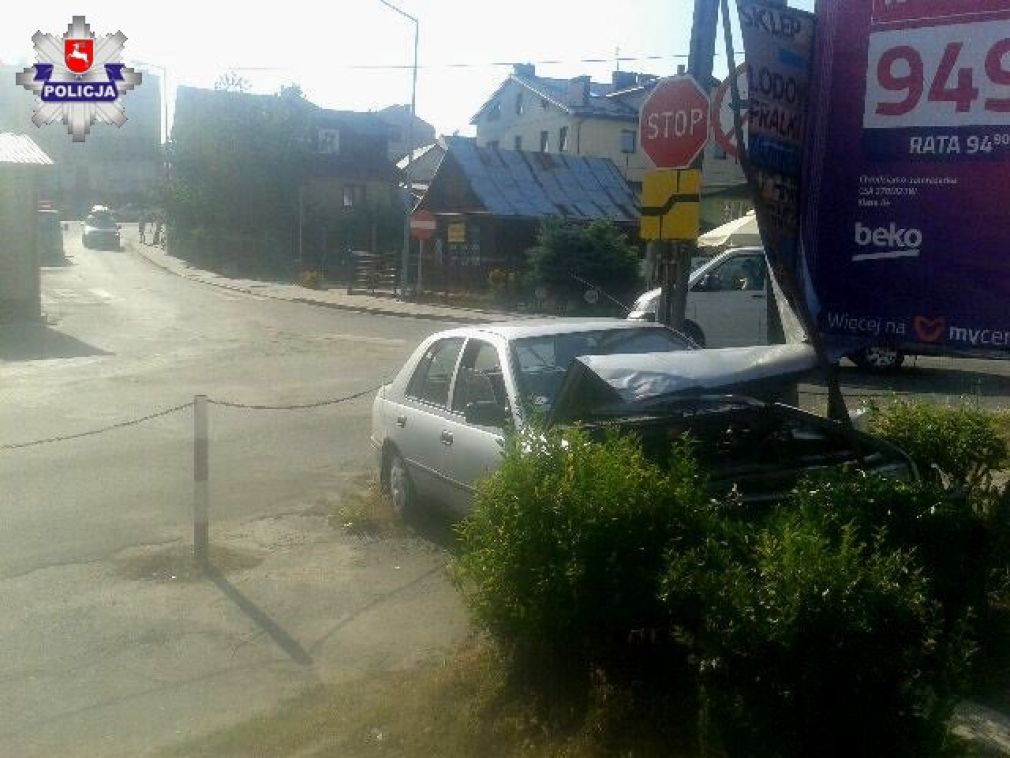 Do zdarzenia doszło wczoraj przed godziną 16:00 przy ulicy Ludnej w Hrubieszowie, foto: Policja