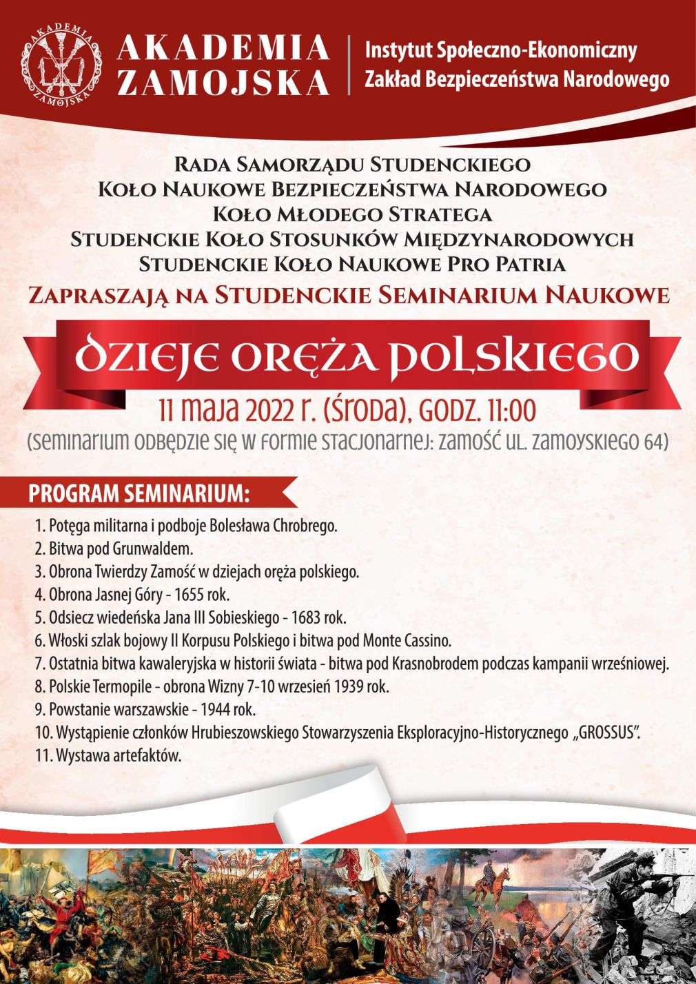 Plakat, materiał nadesłany