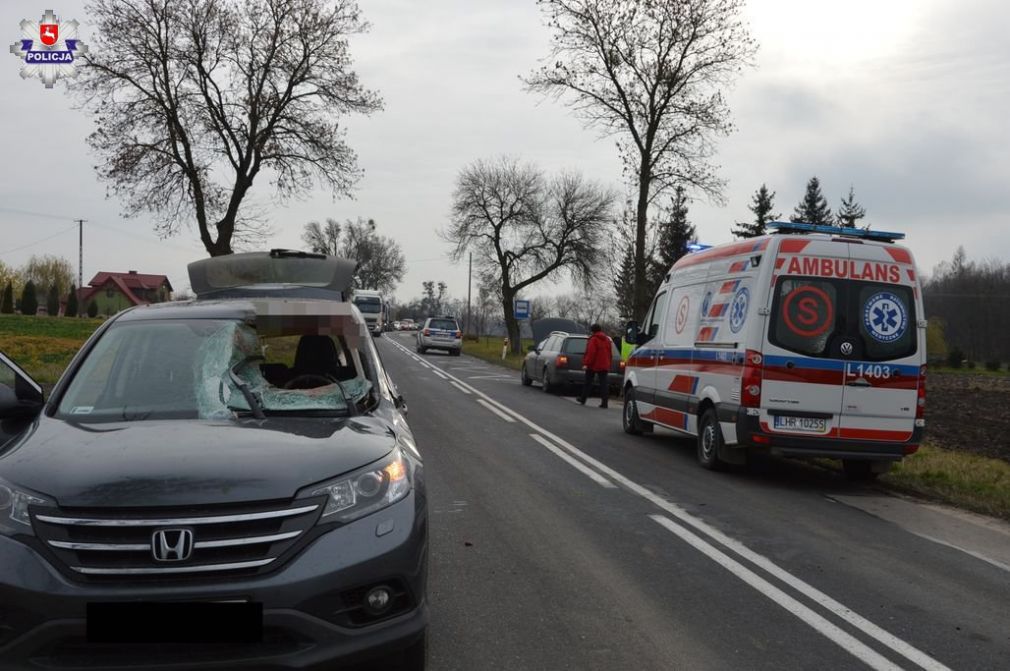Do zdarzenia doszło wczoraj około godziny 11:00 w miejscowości Wereszyn, foto: Policja