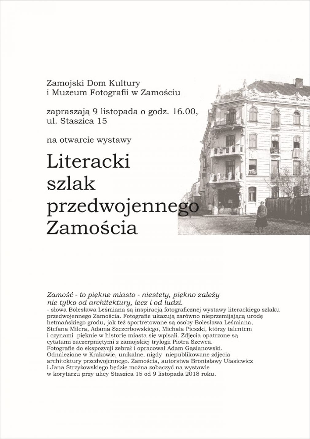 Plakat, foto: materiał nadesłany