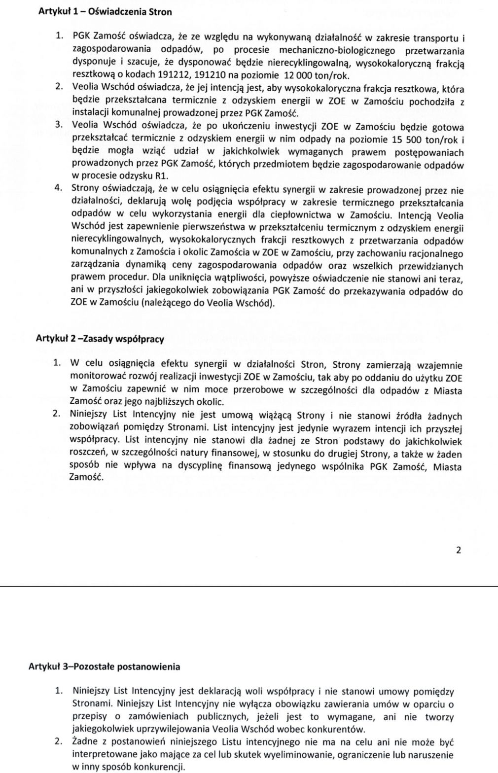 źródło: PGK Zamość