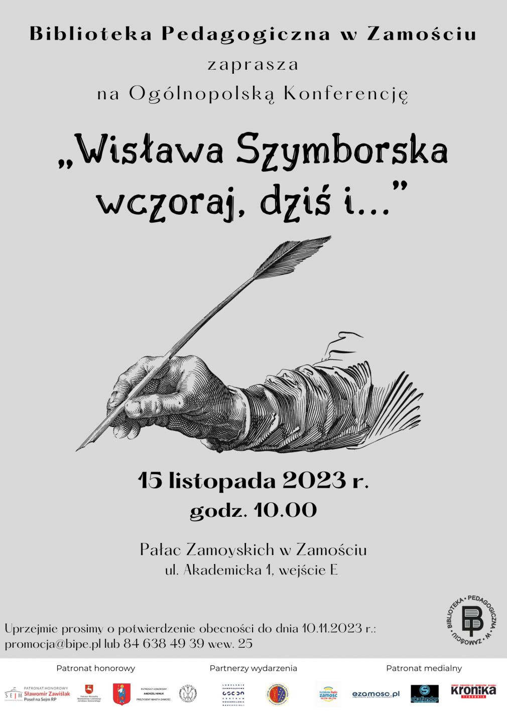 Plakat, materiał nadesłany