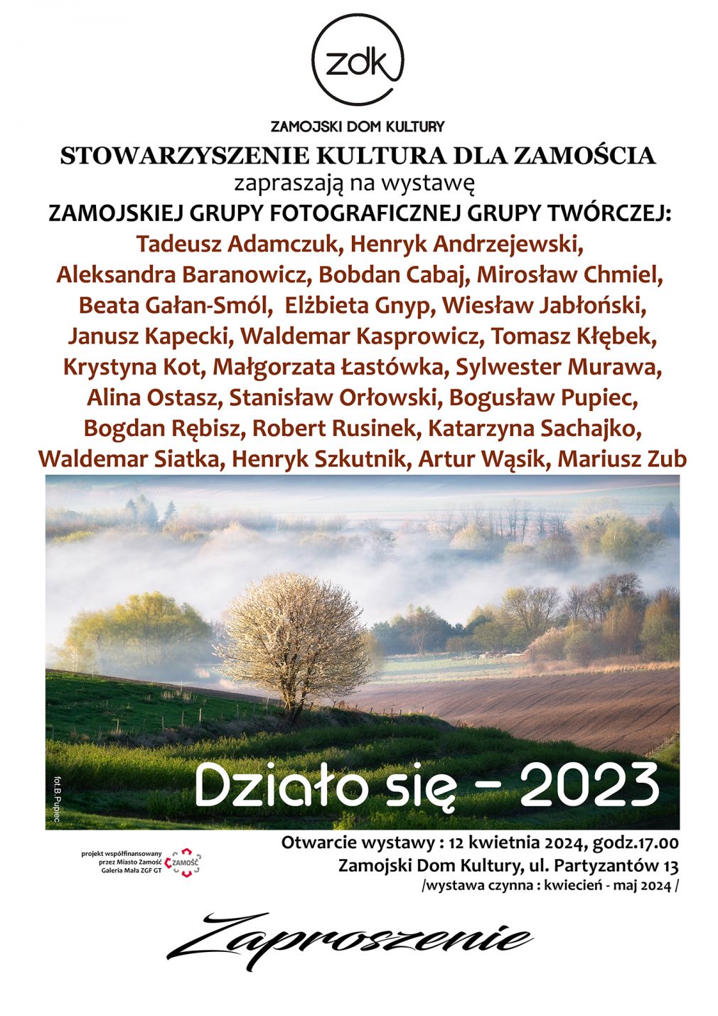 Plakat, materiał nadesłany