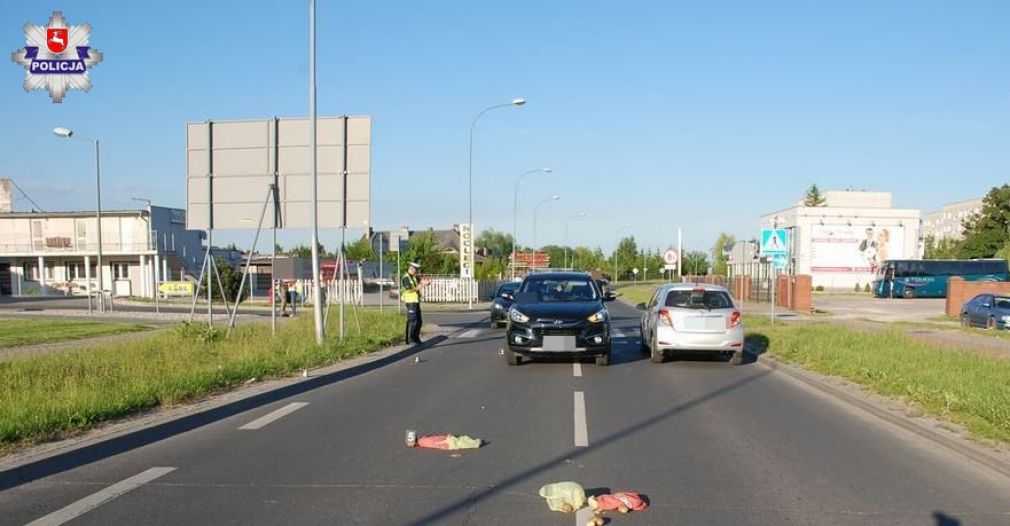 Do wypadku doszło w czwartek po godzinie 17:00 na ul. Sikorskiego, foto: Policja