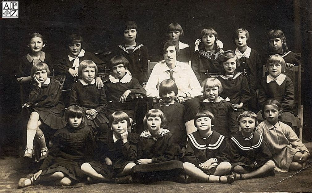 Uczniowie "dwójki" w 1928 roku, foto: Archiwum Państwowe w Zamościu