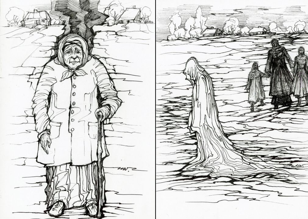 Ilustracje do "Państwa Zamojskiego" wykonała Małgorzata Wiśniewska