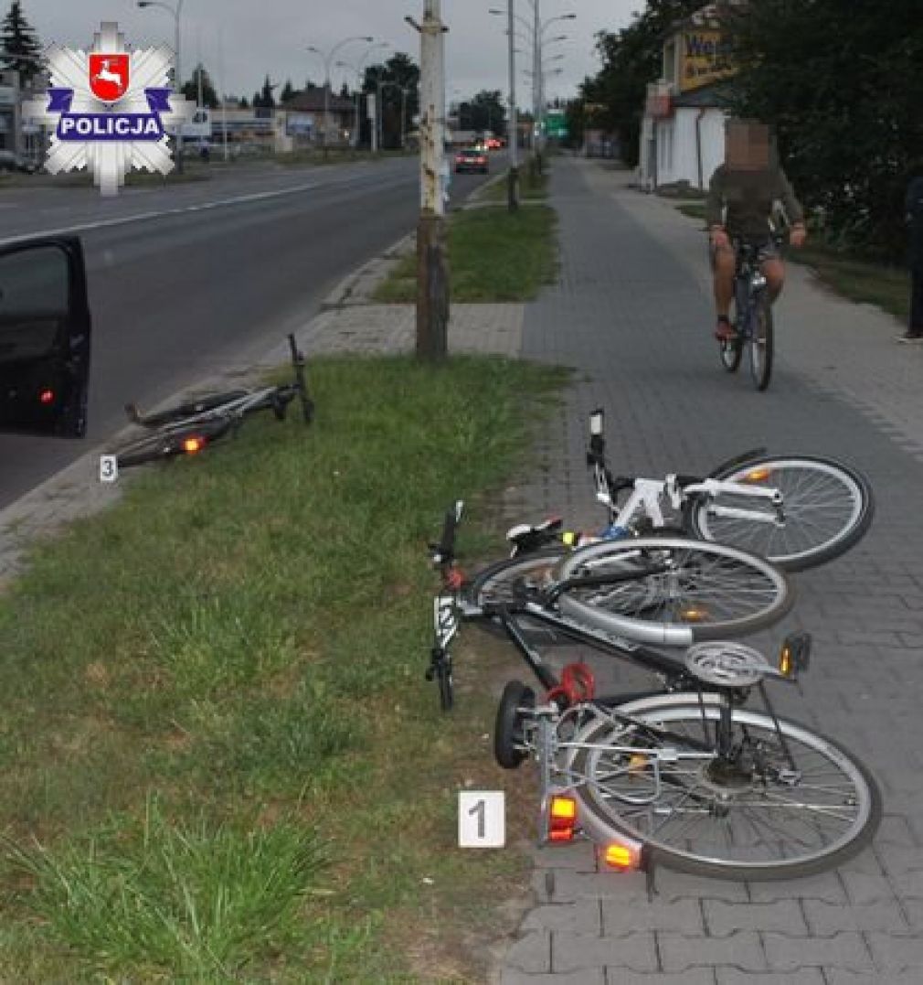 Do zdarzenia doszło na na drodze dla rowerów przy ulicy Lubelskiej w Zamościu, foto: Policja
