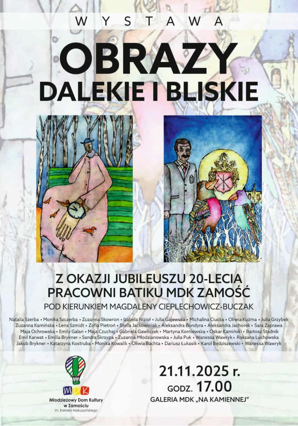 Plakat, materiał nadesłany