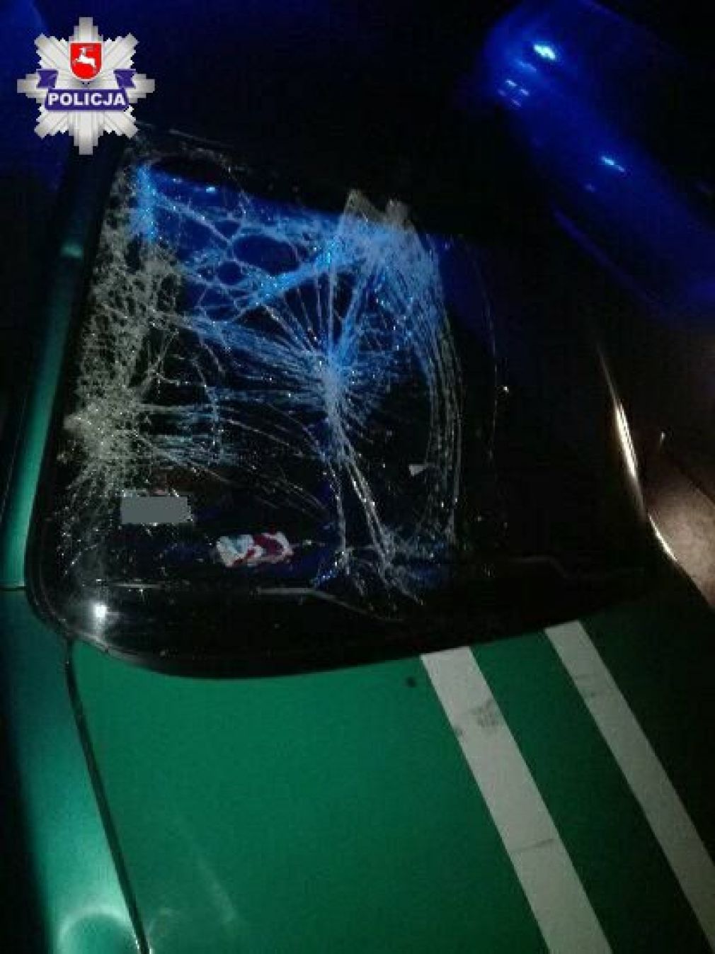 Jak informuje policja, pieszy szedł nieprawidłową stroną jezdni bez elementów odblaskowych, foto: Policja