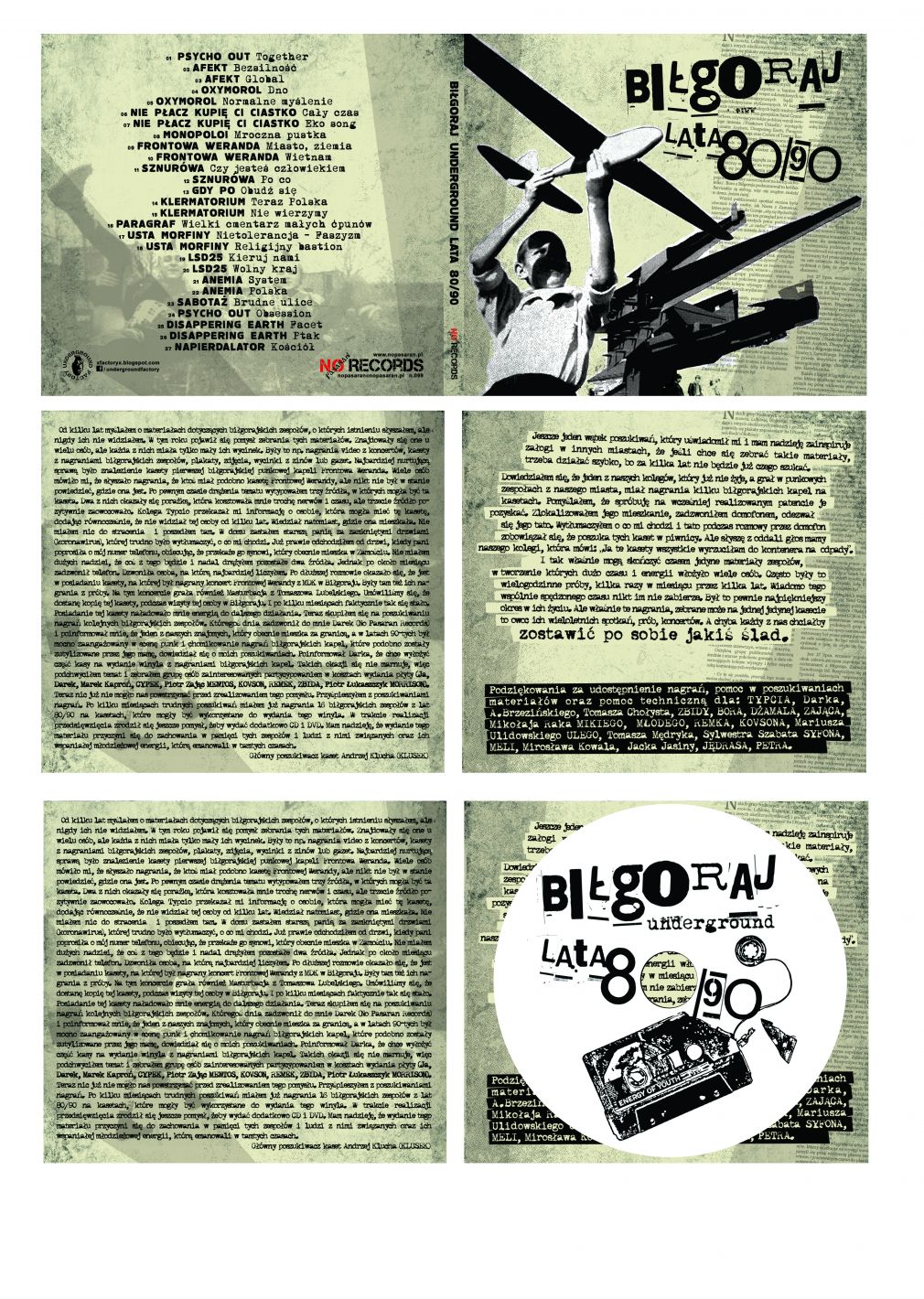 Podobne zrealizowane wydawnictwo "Biłgoraj Underground lata 80/90."