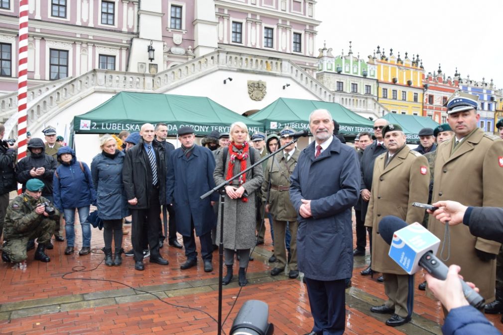 W uroczystym złożeniu przysięgi uczestniczył minister obrony narodowej, foto: materiał nadesłany