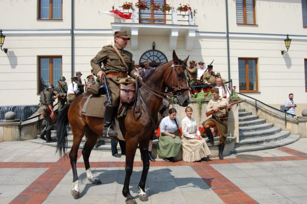 Historyczne sceny odtworzyli rekonstruktorzy z Biłgoraja, Tomaszowa Lubelskiego i Zamościa,foto: materiał nadesłany