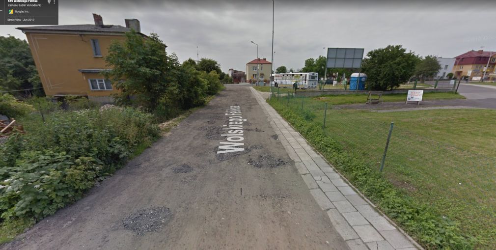 Wartość robót budowlanych to ponad 2,5 mln zł., źródło: Google Maps