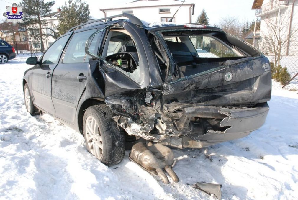 Do zdarzenia doszło w środę przed godziną 10:00 na drodze wojewódzkiej nr 849, foto: Policja