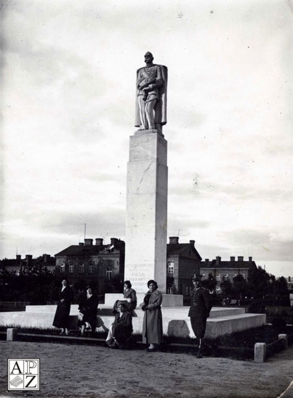 Pomóż odbudować pomnik Józefa Piłsudskiego, foto: Archiwum Państwowe w Zamościu