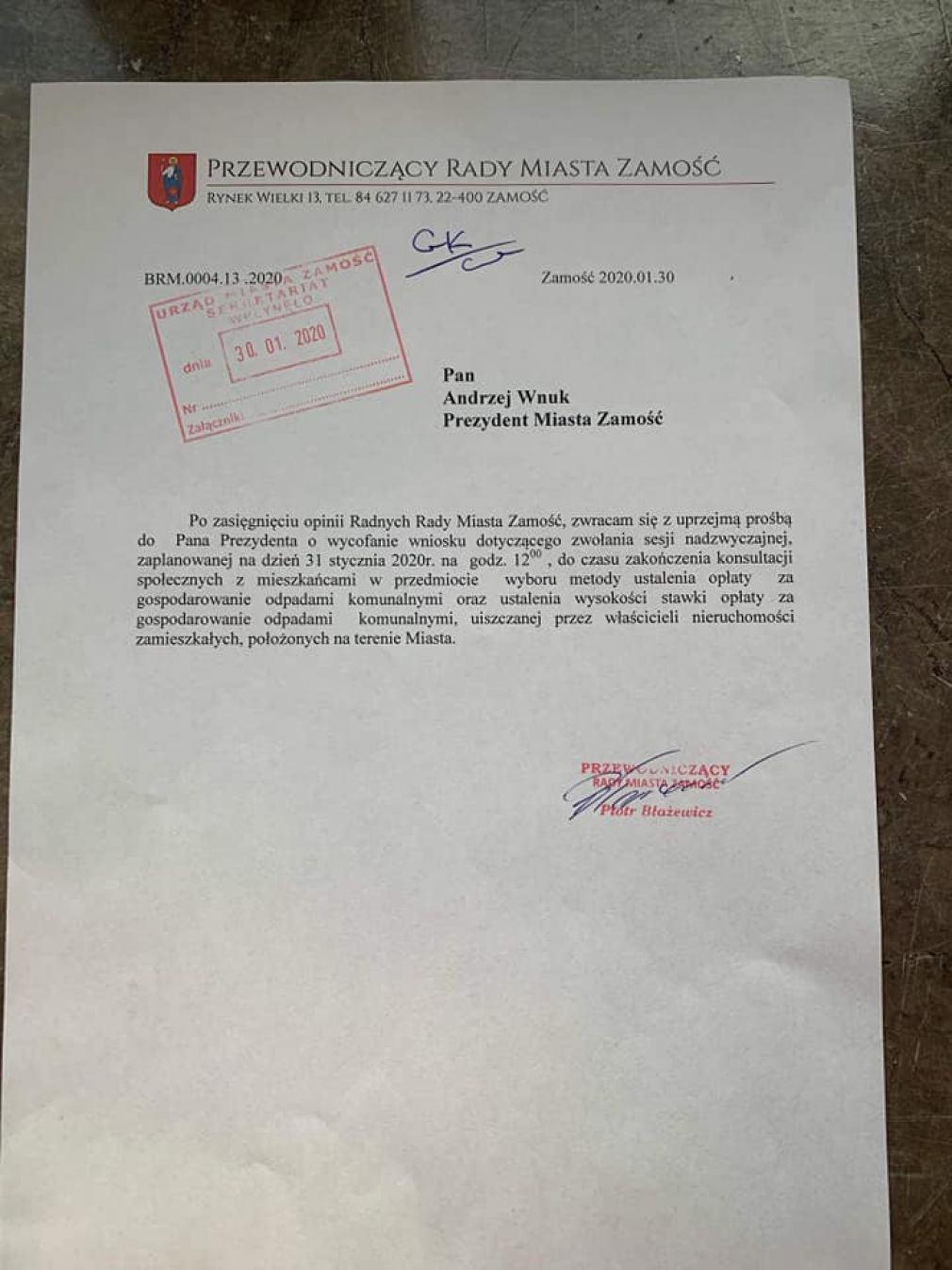 foto: UM Zamość
