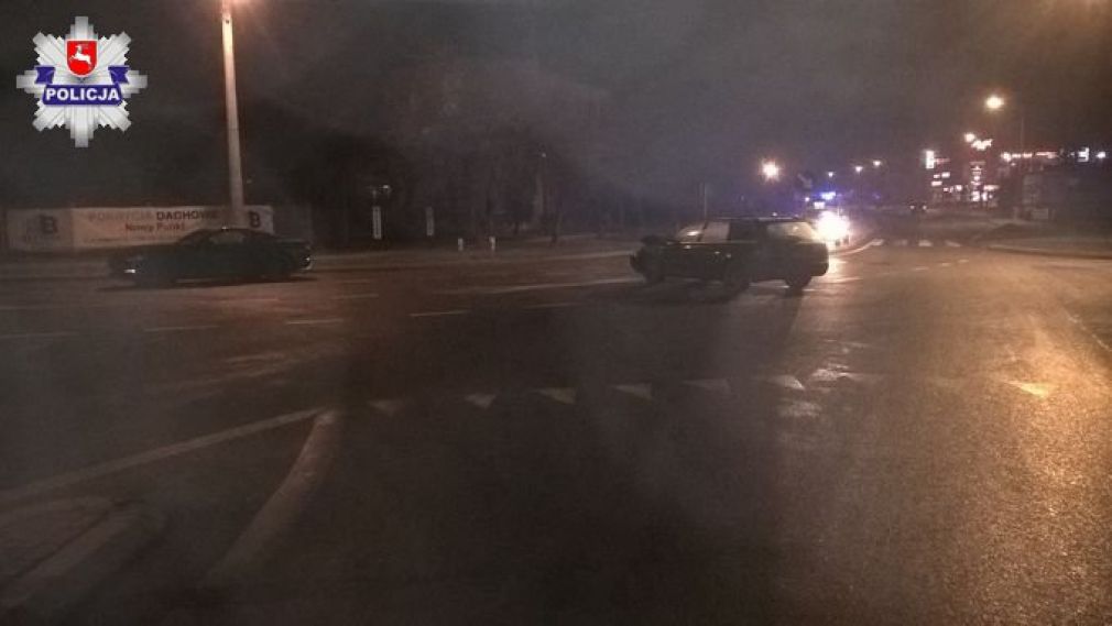 Kierowca audi nie zauważył forda, foto: Policja